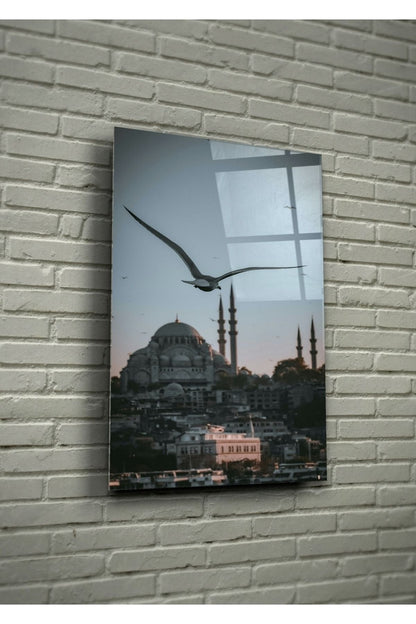 Istanbul Camileri 2 Cam Tablo