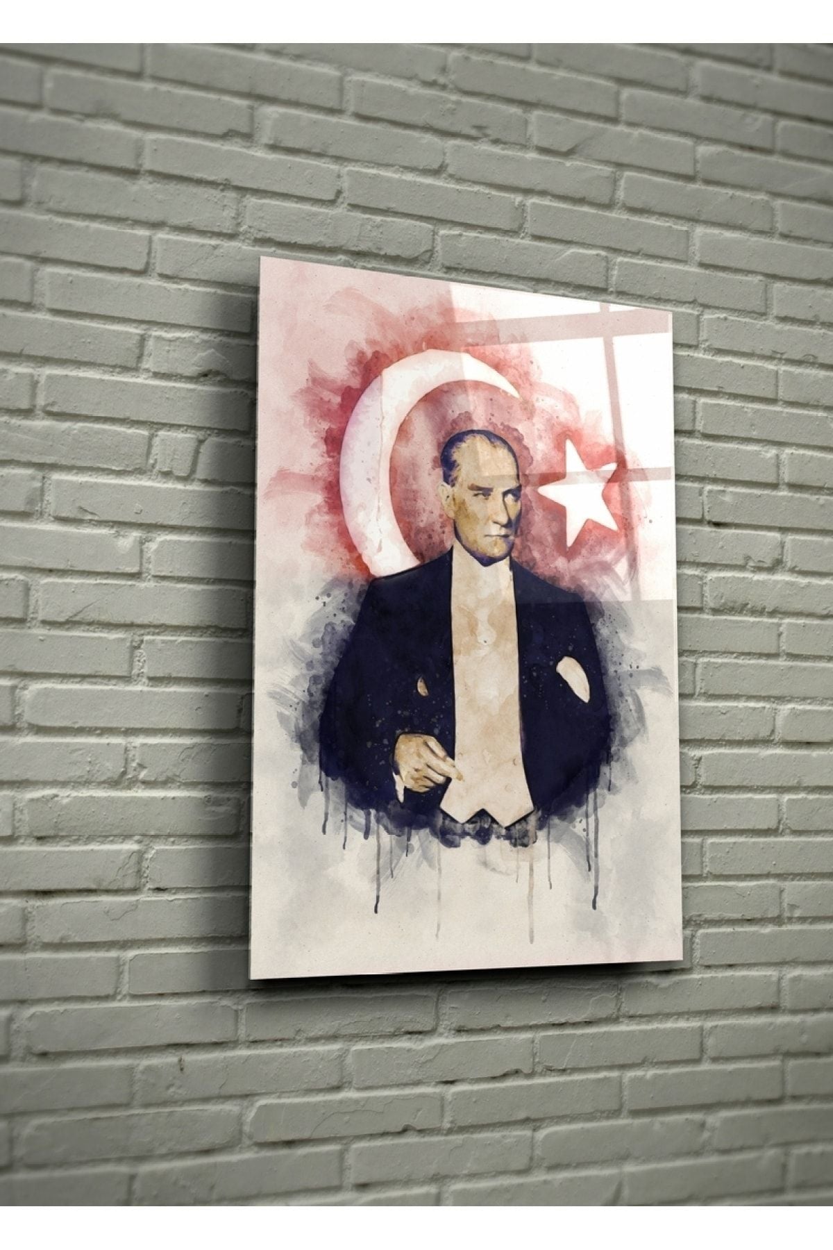 Atatürk 3 Cam Tablo